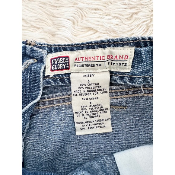 90’s/Y2K No Waistband Lace Up Denim Skirt size 6 - Picture 5 of 8